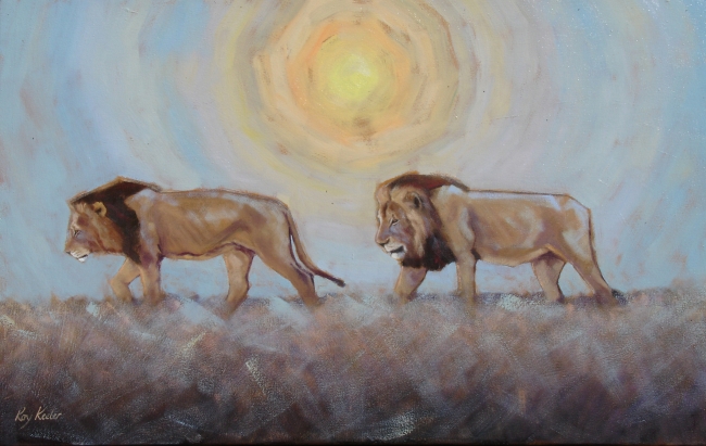 gallery/c27 lions cubist 95x60